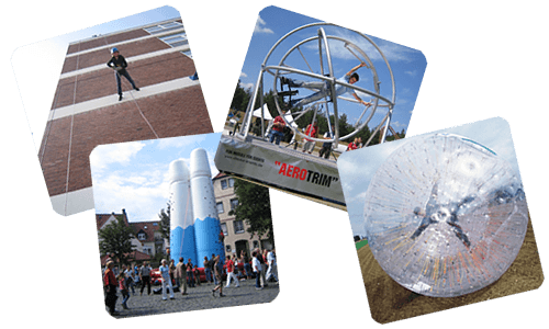 Aerotrim - House Running - Kletterberg - PowerBall Zorb