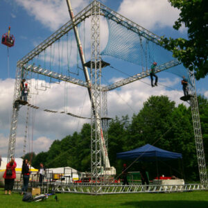 Hochseilgarten für Events Verleih